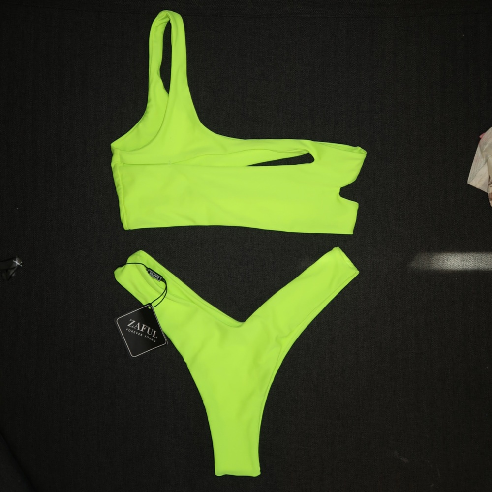 Zaful NWT neon bikini